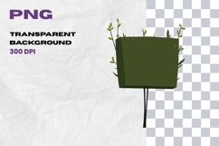Green Bush Vector Illustration Set Product Image 2