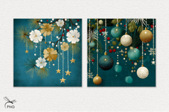 Christmas digital paper, background clipart Product Image 2