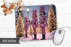 Festive Nutcracker Trio A Christmas Wonderland Mouse Pad Product Image 1