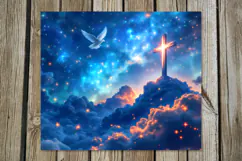 Faith | Christian Skinny tumbler sublimation design PLUS Product Image 2