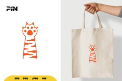 Cat Hand SVG - Cat Hand Clipart Product Image 1