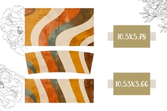 Retro Stripes Tumbler Sublimation, Retro 40 Oz Tumbler Print Product Image 2