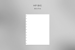 Printable hole punch alignment template for Happy Planner Big size