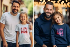 Papa svg, best dad ever svg, I love you Dad Product Image 5