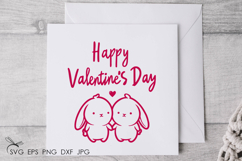 Cute Animals for Valentine's Day svg - 3 Variations Product Image 2