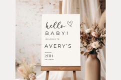 Baby Shower Welcome Template 78 Product Image 2