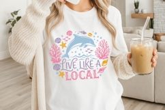 Live Like A Local Svg, Summer Beach Svg, Coastal Summer Svg. Product Image 3