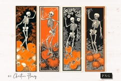 Fall Skeleton Bookmark Printable Product Image 2