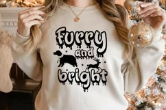 Furry and bright SVG, Christmas Dog SVG Product Image 2