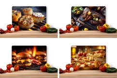 Fast Food Cutting Board, Food Cutting Board, Food PNG Product Image 2