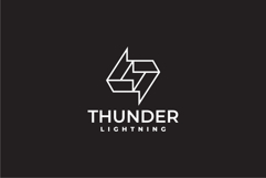 Thunder Colorful Logo Design Vector Template Product Image 2