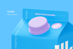 500 ml Tetra Rex mockup. Half Side view Product Image 2
