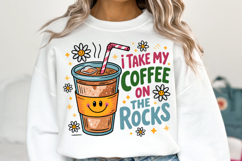 I take my Coffee on the rocks Svg | Svg Cut File | Shirt Svg Product Image 3