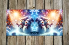 Christmas Snowman | 4 Sublimation Mug designs, PNG PLUS Product Image 2