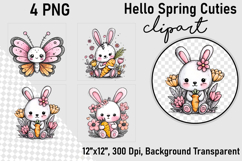 Hello spring cuties clipart Product Image 1
