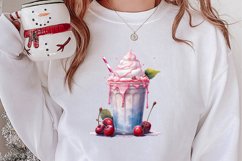 Pastel Christmas Coffee Cup Sublimation, Christmas Clipart Product Image 2