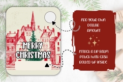 Cartoon Christmas Town Money Card, Christmas Gift Card Product Image 2
