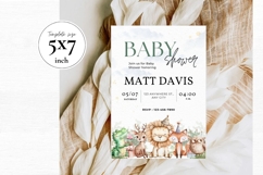 Baby Shower Invitation Template 205 Product Image 2
