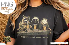 Support Local Street Cats PNG DTF Product Image 6