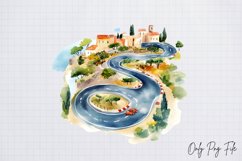 Racing Nursery Clipart PNG Product Image 1