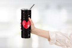 Heart Pattern Tumbler Warp Design Product Image 2