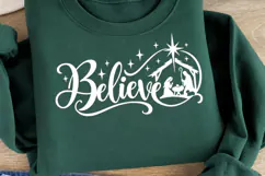 Rejoice Nativity Christmas PNG, Christian Rejoice Manger Sce Product Image 2