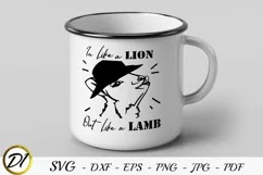 Farmhouse Svg. In Like A Lion Out Like A Lamb. Lamb SVG. Product Image 2