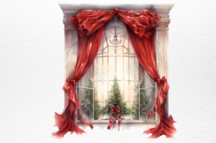 Christmas Dog Sublimation Clipart PNG Product Image 2