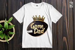 Game Dad Football Clipart Sublimation PNG Product Image 2