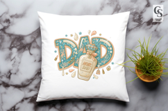 Stylish Dad Perfume Clipart Sublimation PNG Product Image 2