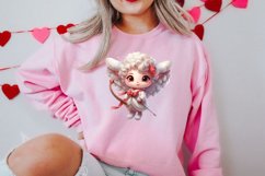Adorable Animals Cupid Valentine Clipart sublimation Product Image 2