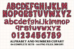 Football Alphabet clipart, soccer american letters doodle Product Image 2