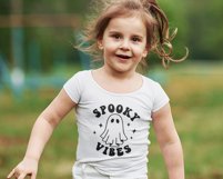 Spooky Vibes SVG, Halloween Season, Retro Halloween Shirt Product Image 5
