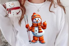 Funny Snowman Sublimation Clipart, Christmas PNG Product Image 2