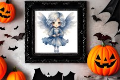 Blue Christmas Watercolor Clipart Sublimation Product Image 2