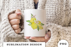 Watercolor Lemons composition png Product Image 2