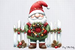 Christmas gnome Winter clipart Bundle PNG Product Image 3