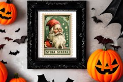 Christmas Postage Stamps Sublimation Clipart, Product Image 2