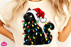Cat Christmas PNG, Funny Christmas PNG, Trending Christmas Product Image 2