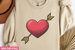 Pop Art Valentine Day Clipart PNG Product Image 3
