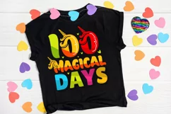 100 magical days SVG Design, 100 day of school SVG Design Product Image 1