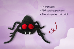 Spooky Spider Sewing Pattern Product Image 2