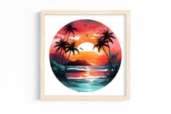 Tropical Sunsets Sublimation-Clipart Product Image 2