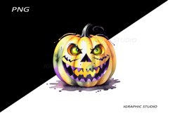 Halloween Pumpkin Clipart Product Image 1