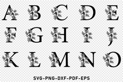 Monogram Alphabet Letters SVG Laser Cut Files Product Image 2