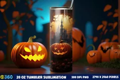 Halloween Tumbler Sublimation Wraps, Tumbler Halloween Product Image 2