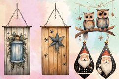 Weathered Wood Christmas Collection, Christmas PNG Product Image 3