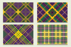 Purple Green &amp; Yellow Plaid Cutting Boards sublimation Desig Product Image 2