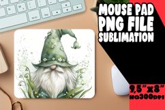 Cute Gnome Sublimation Mouse Pad - Spring Bliss Product Image 1