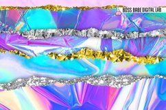 Glam Hologram Tears Clipart Product Image 2